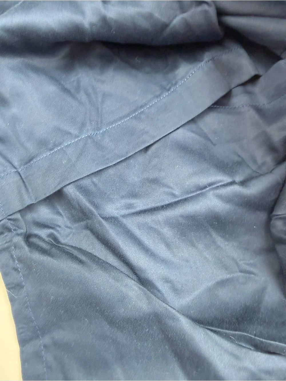 POTTERY BARN Tencel Euro Sham Midnight Blue